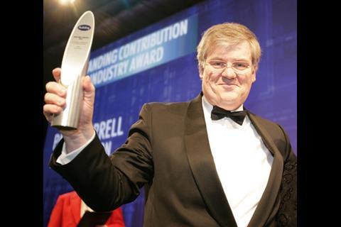 Paul Morrell of Davis Langdon was recognised for his outstanding contribution to the industry